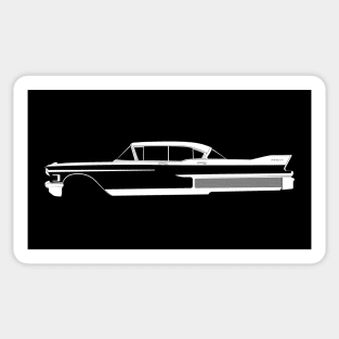 Cadillac Fleetwood Sixty Special (1958) Silhouette Sticker